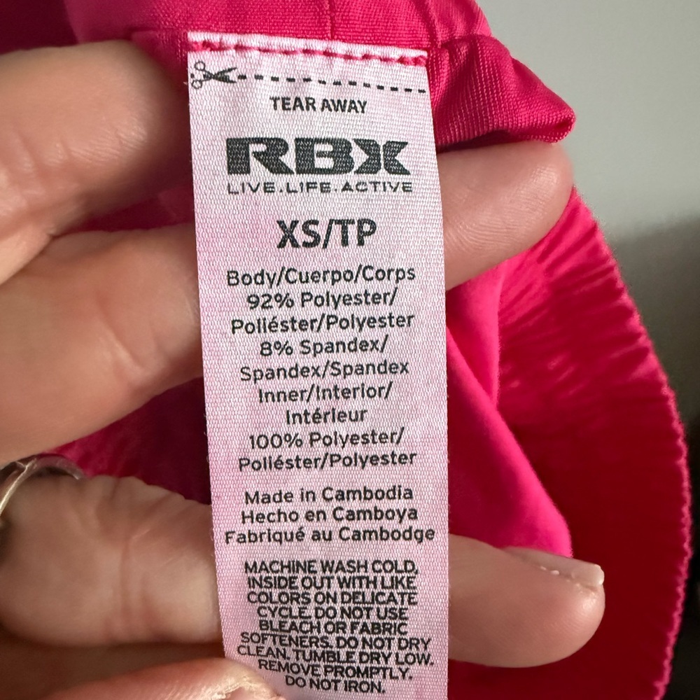 RBX Hot Pink High Waist Women's Shorts - Picture 3 of 4